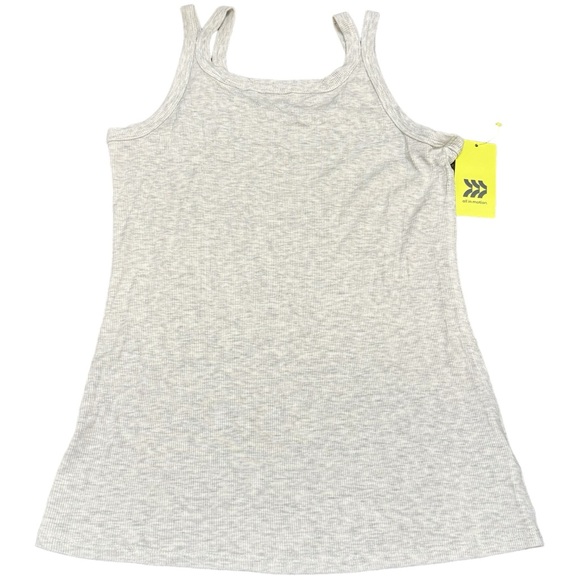all in motion Other - L (10/12) - Girls Ribbed Gray Tank Top - ALL IN MOTION Grey NEW